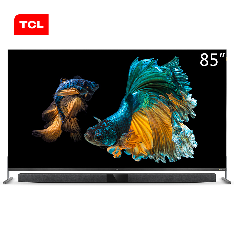 TCL 85X9 85英寸液晶电视机 8K超高清IMAX量子点 多分区背光 独立音响 157%超高色域 4+32G大内存 线下同款