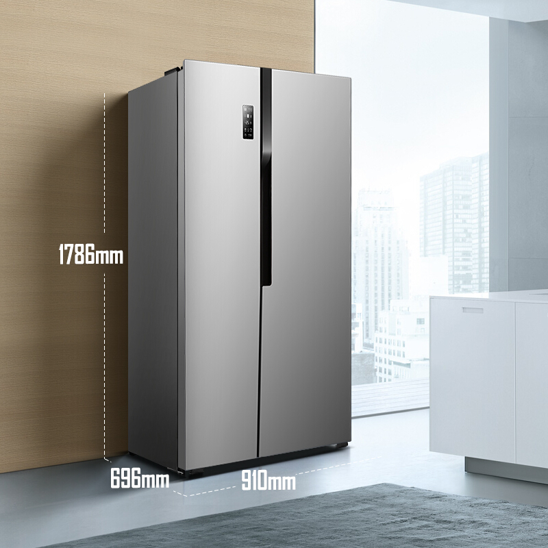 容声(Ronshen) 576升 对开门冰箱 风冷无霜 双变频 大容量 双开门冰箱 抗菌净味 BCD-576WD11HP