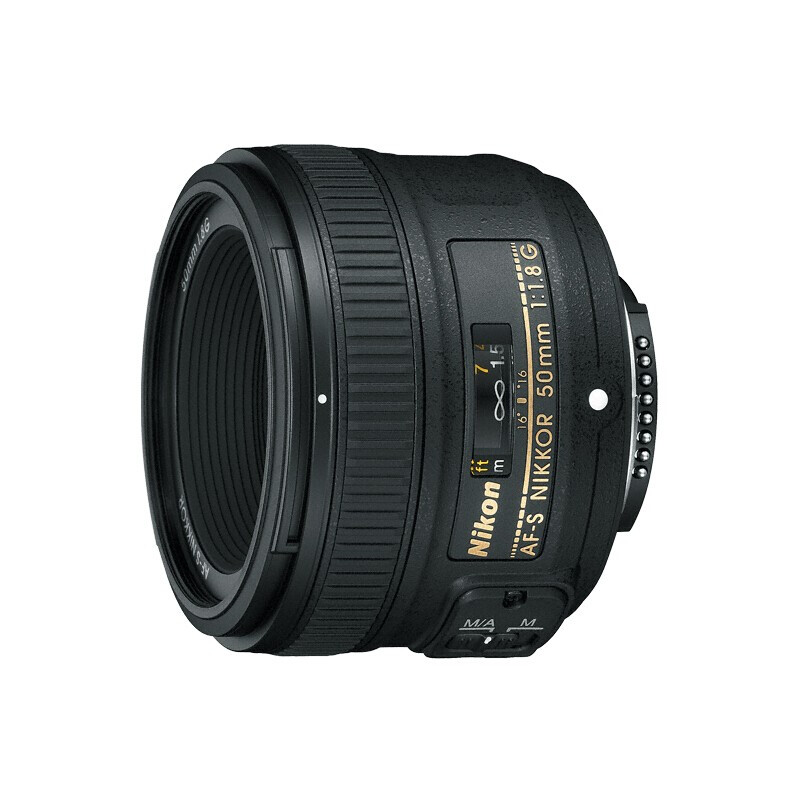 尼康(Nikon)尼克尔AF-S 50mm f/1.8G单反相机标准定焦人像镜头 大光圈虚化 配艾博森58UV滤镜