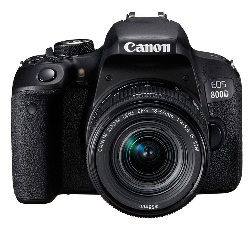 照相机 佳能 EOS-80D 18-135mm 2.5-3.0英寸 2000-2999万 单反相机 全画幅 SD卡 单镜头套机 黑色