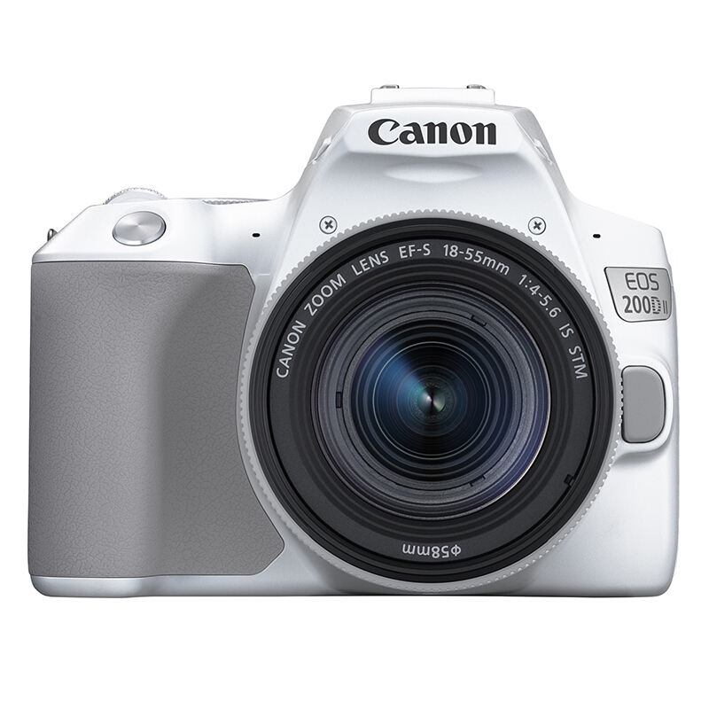 佳能（Canon）EOS 200D II 200D2 迷你单反相机 数码相机（EF-S18-55mm f/4-5.6 IS STM）白色 