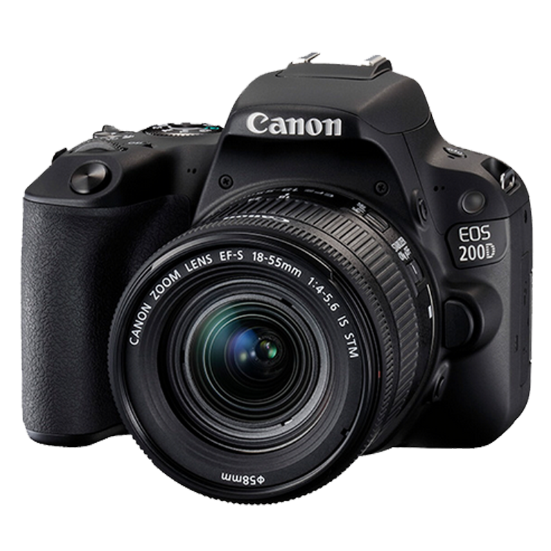 佳能 EOS-200D 照相机 单反套机 18-55mm镜头