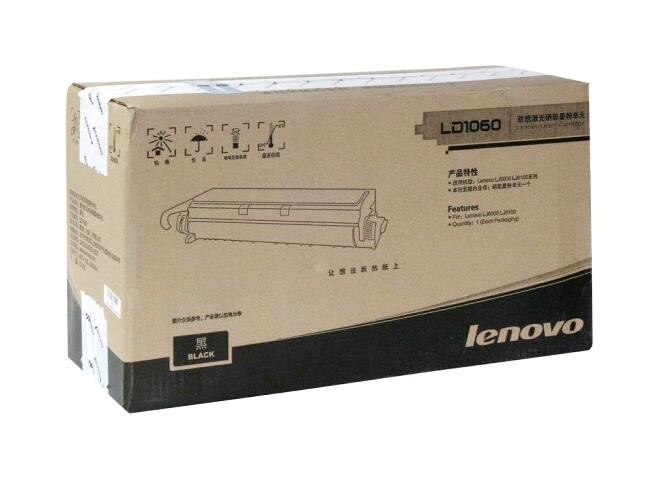 联想(Lenovo) LD1060 黑色硒鼓 打印量10000页 适用于LJ6000/LJ6100/LJ6150