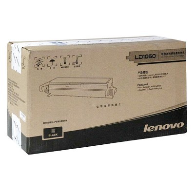 联想/Lenovo LD1060 黑色硒鼓 打印量10000页  适用于LJ6000/LJ6100/LJ6150