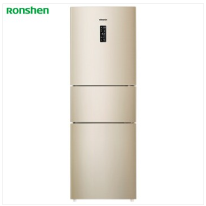 容声/Ronshen BCD-253WD16NPA 253升 三门冰箱 一级能效 变频 风冷无霜 宽幅变温AIF保鲜 智能 金 电冰箱