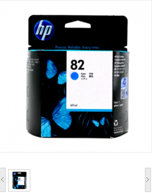 惠普（ HP） C4911A 原装 82号青色墨盒 适用于-HP DesignJet 500/510/800
