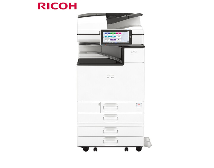 理光（Ricoh）智慧办公 IM C3000 A3/A4彩色激光打印复印扫描一体机含送稿器+悦享印刷卡软件（基础版）
