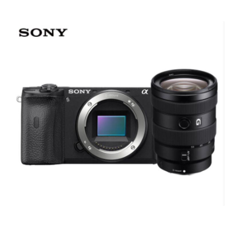 索尼/SONY Alpha 6600+16-55mm f2.8G镜头 APS-C画幅微单数码相机 黑色(ILCE-6600/A6600)照相机