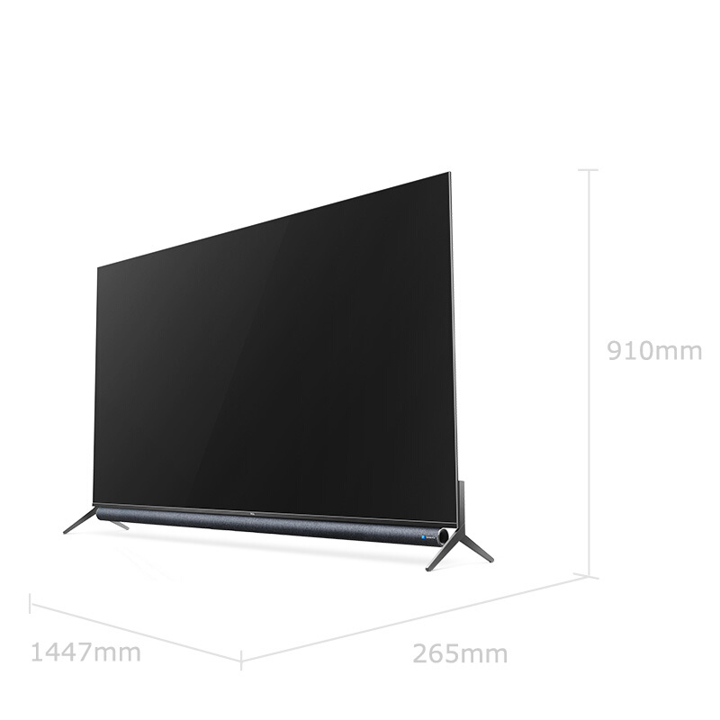TCL 65P9 65英寸液晶平板电视 4K超高清护眼 智慧屏 人工智能 全面屏 原色高色域 安桥音响 超薄教育电视