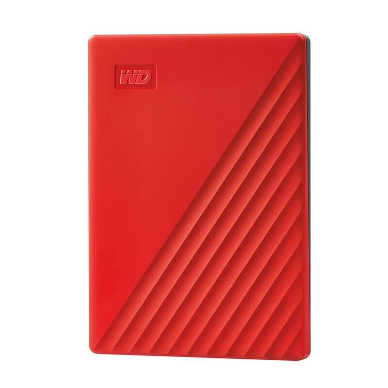  西部数据(WD)1TB USB3.0移动硬盘My Passport随行版 2.5英寸 红色(密码保护 自动备份)WDBYVG0010BRD
