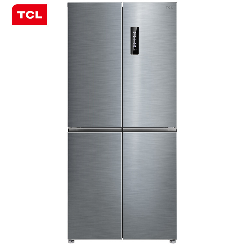 TCL 486升风冷十字对开电冰箱 AAT负氧离子养鲜 分区存储 电脑温控 （秋雅银）BCD-486WEZ50