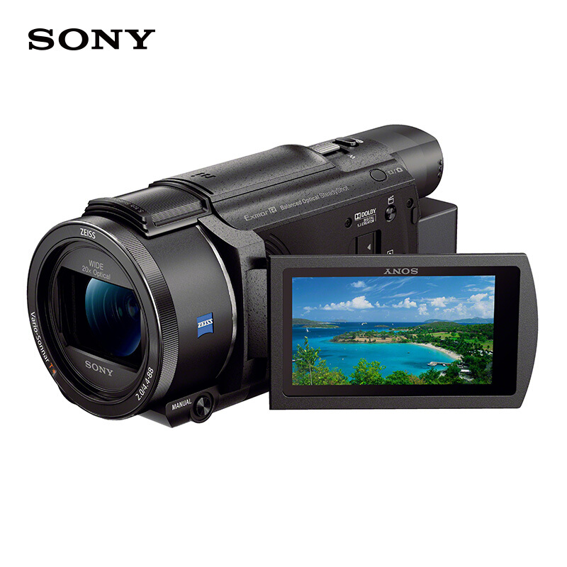 索尼 FDR-AX60 家用/直播4K高清数码摄像机 DV/摄影/录像 5轴防抖 约20倍光学变焦（AXP55升级款）