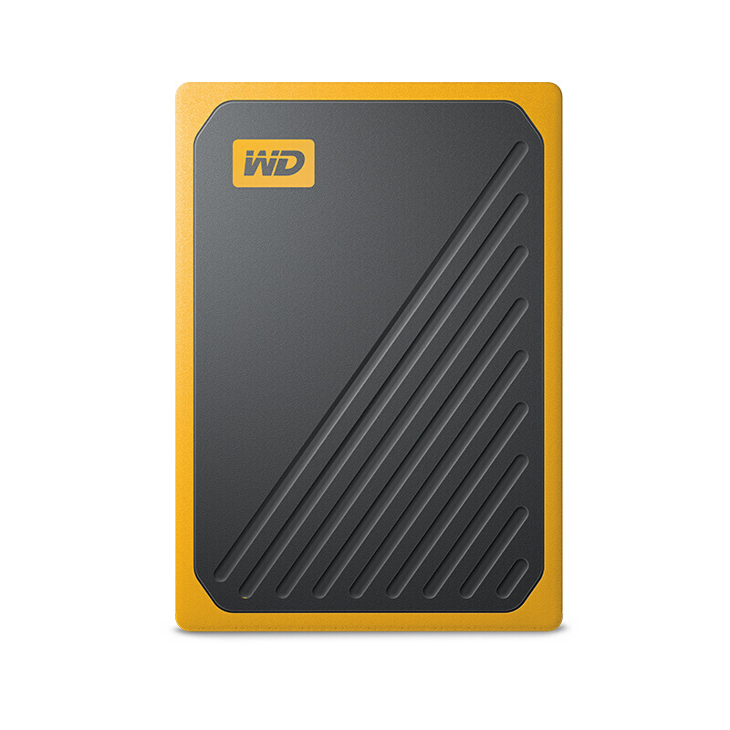 西部数据(WD)1TB USB3.0移动硬盘 固态(PSSD)My Passport Go琥珀色(坚固耐用 小巧便携)WDBMCG0010BYT