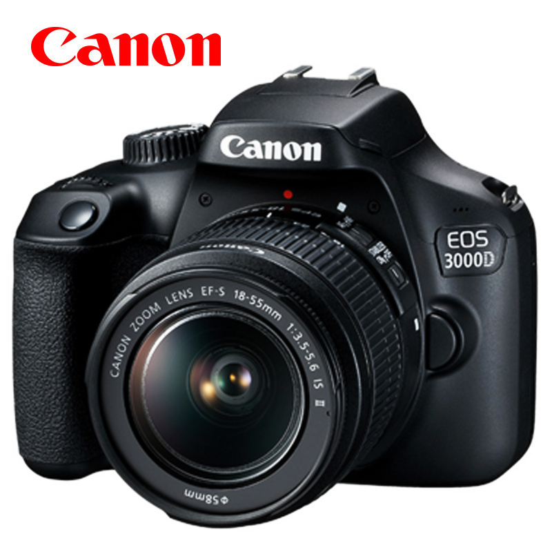 佳能/Canon EOS-3000D 18-55MM单反套机（32G+相机包）照相机