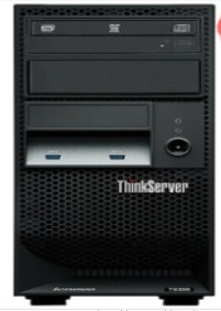 联想（ThinkServer）TS250 (E5-1225V6/16G*2/4T*2) 塔式服务器