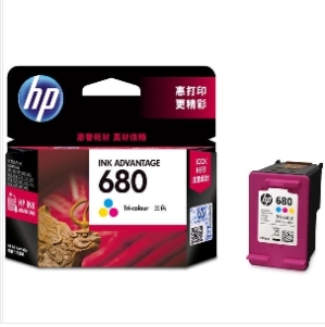 惠普（HP）F6V26AA 680彩色墨盒 （适用HP DeskJet 5078 5088 2138 3638 3636 3838 3777 3778 4678 4538）